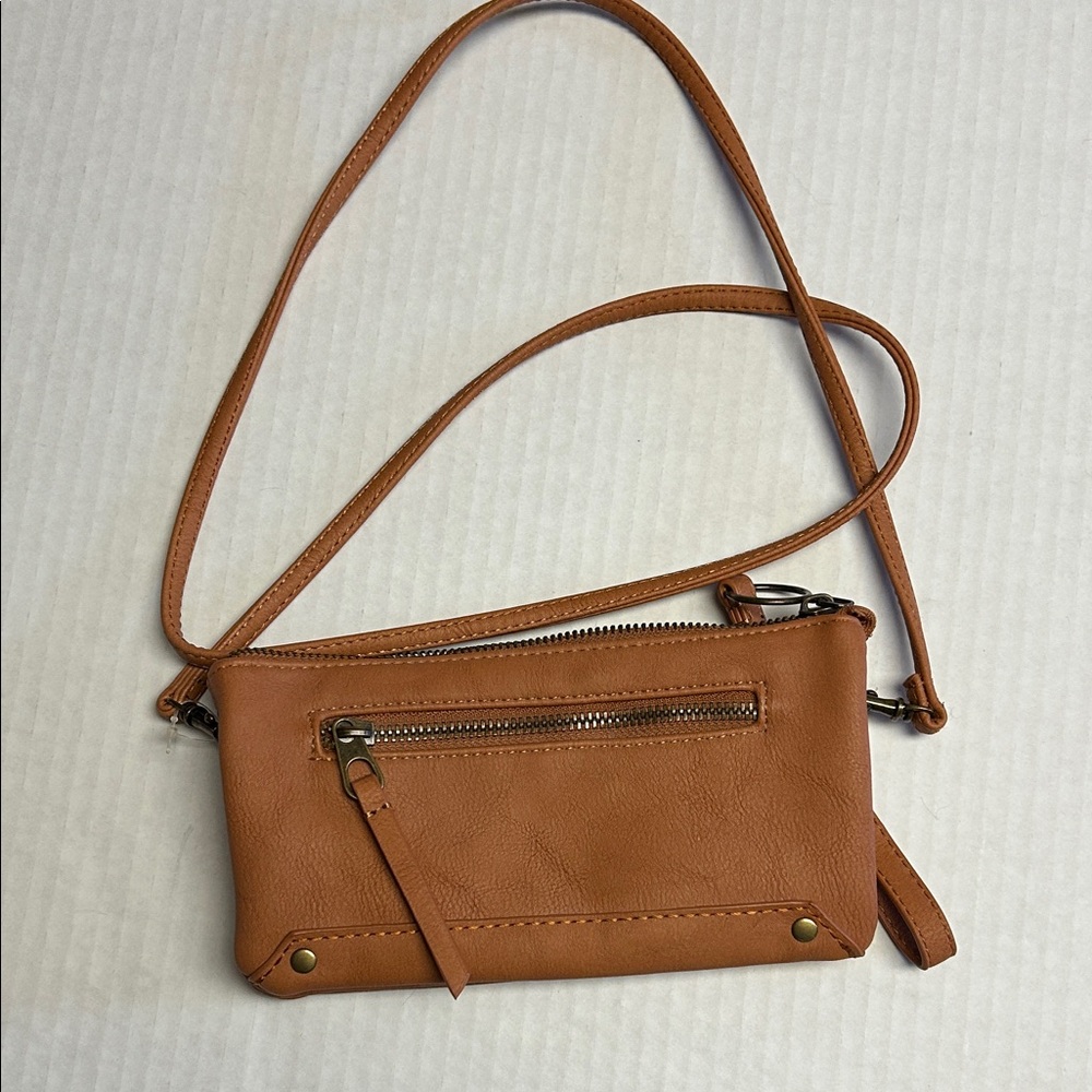 Tan Crossbody Leather Bag